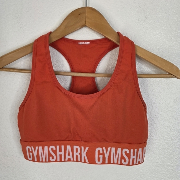 Gymshark Other - Gymshark Sports Bra with pads, Orange, Size small